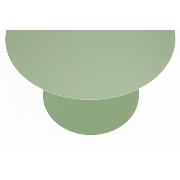 Salvijas zaļš tērauda apaļš žurnālgaldiņš ø 60 cm Snow – Zuiver-image-2