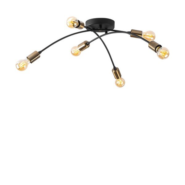 Melna griestu lampa 67x67 cm Banana – Opviq lights-image-2