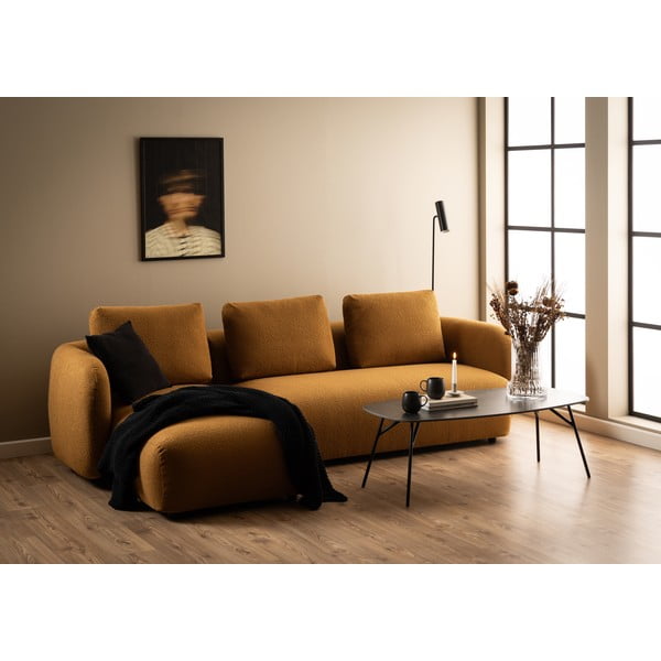 Melns žurnālgaldiņš ar keramikas virsmu 60x120 cm Caracas – Actona-image-1