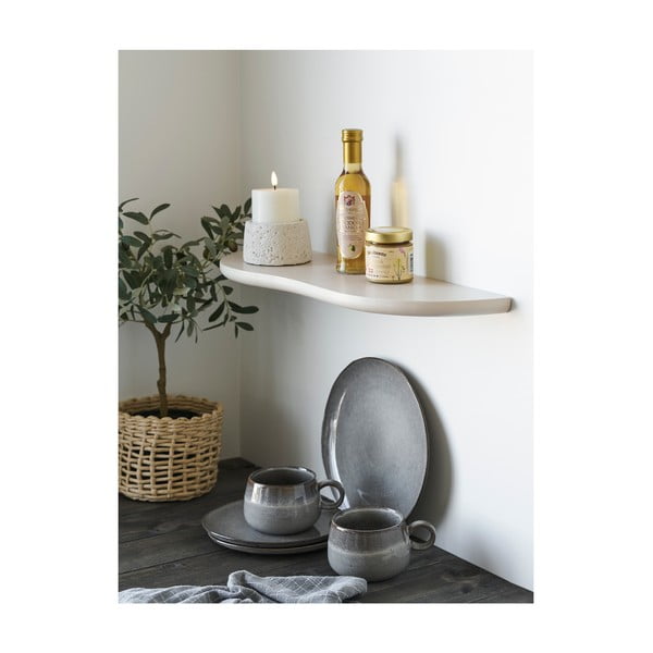 Bēšs sienas plaukts 57 cm Botta – House Nordic-image-1