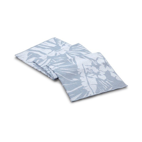 Zils pludmales dvielis 180x100 cm Botanic – Foutastic-image-1