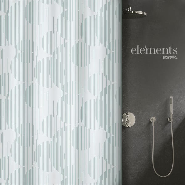 Dušas aizkars 180x200 cm Raio – Spirella