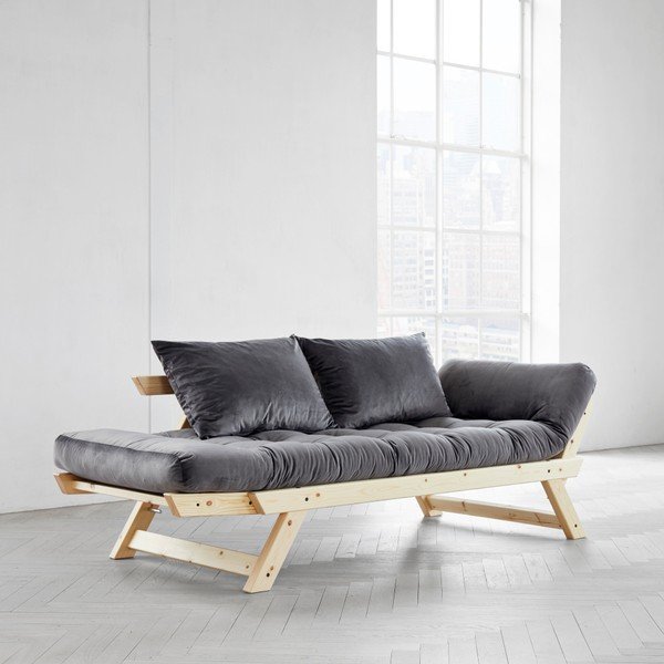 Maināms dīvāns Karup Bebop Natural/Velvet Gray-image-2