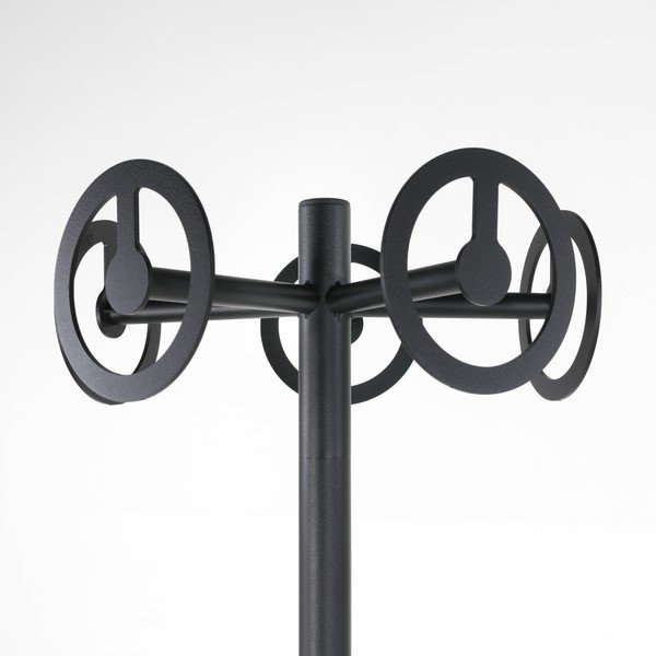 Melns metāla pakaramais Circle – Spinder Design-image-3