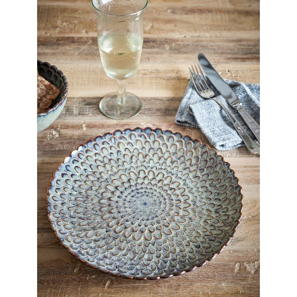 Pelēki akmensmasas šķīvji (4 gab.) ø 26,5 cm Katrina – Bloomingville-image-1