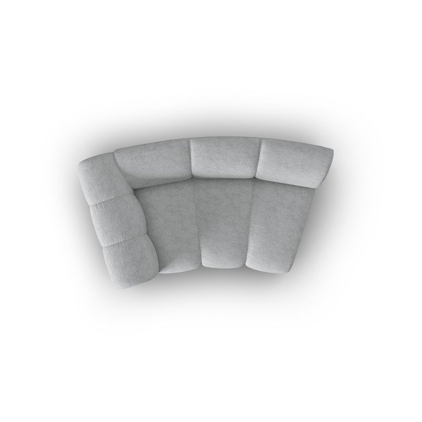 Gaiši pelēks modulārais dīvāns (ar kreiso stūri) Lupine – Micadoni Home-image-4