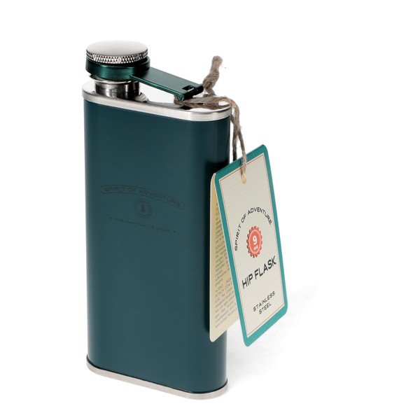 Zilganzaļa nerūsējošā tērauda blašķe 250 ml Spirit of Adventure – Rex London-image-2