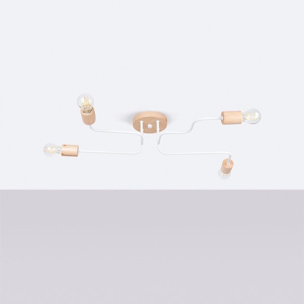 Dabīga toņa griestu lampa 58x75 cm Dazzle – Sollux-image-2