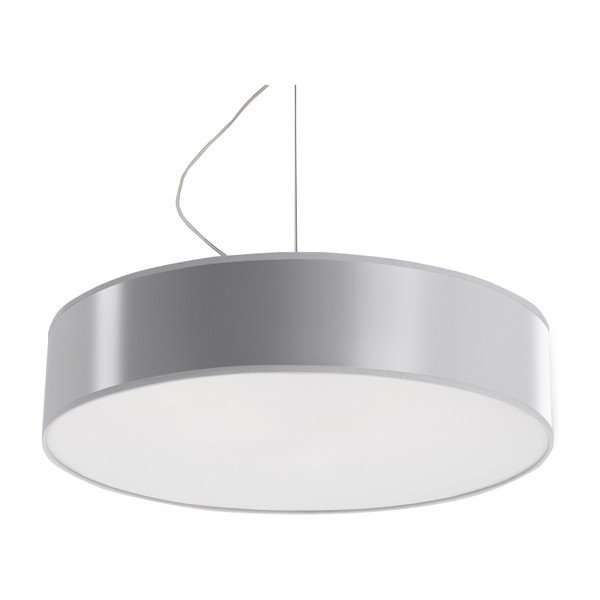 Pelēka piekaramā lampa ø 45 cm Atis – Sollux