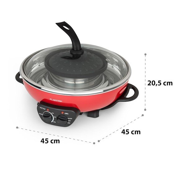 Panna ar grila funkciju Klarstein Szechuan-image-2