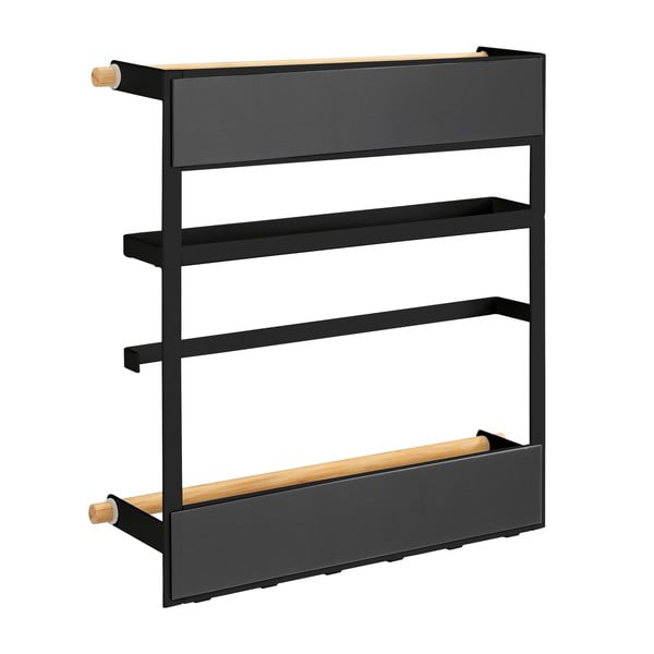 Melns virtuves sienas organizators Wenko Magna-image-1