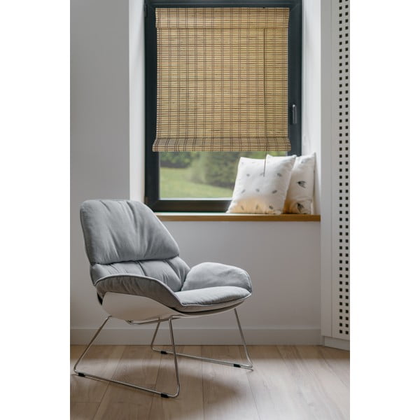 Dabīga toņa bambusa žalūzija 100x160 cm Lepus – Gardinia-image-1