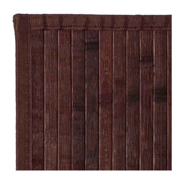 Tumši brūns bambusa paklājs 75x175 cm – Casa Selección-image-1