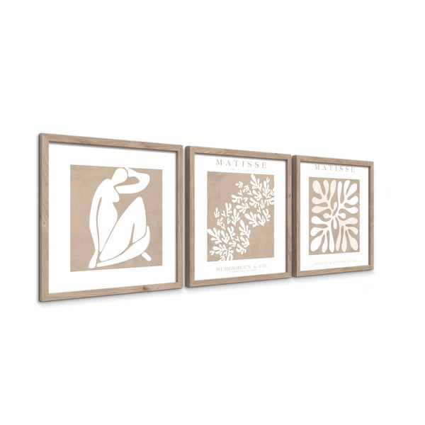 Gleznas (3 gab.) 30x30 cm Matisse – Styler-image-4