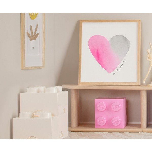 Balta kvadrātveida glabāšanas kaste LEGO®-image-1