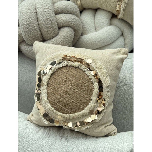 Spilvendrāna 43x43 cm Sequins – Mioli Decor-image-1