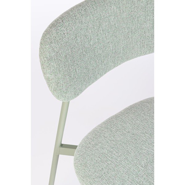 Piparmētru zaļš polsterēts pusdienu krēsls Inka – Yes Everyday-image-1