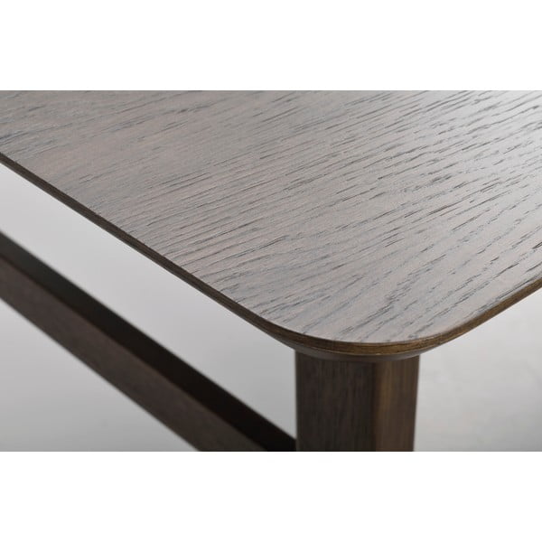 Brūns ozolkoka imitācijas ēdamgalds Rowico Nagano, 205 x 95 cm-image-3