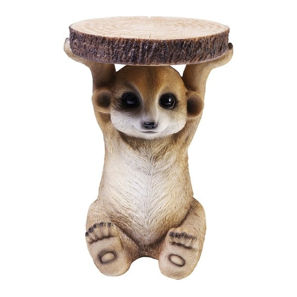 Kare Design Mongoose kafijas galdiņš dzīvnieka formā, Ø 35 cm