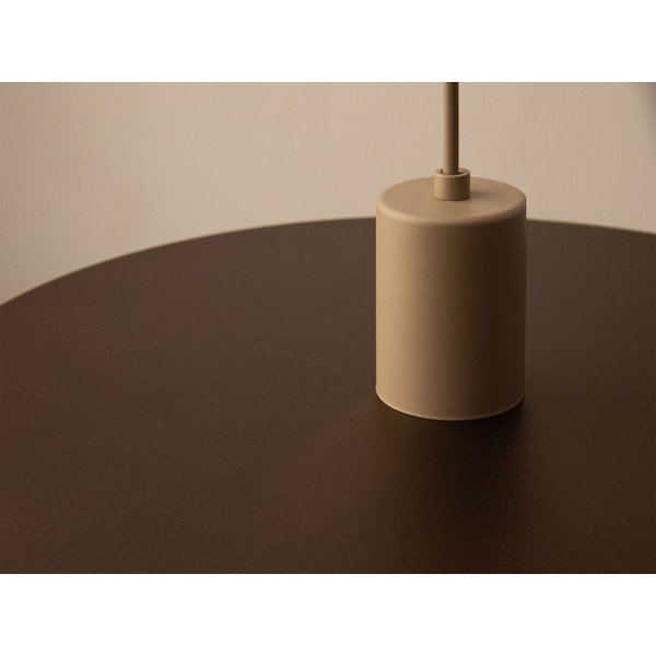 Gaiši brūna metāla piekaramā lampa ø 40 cm Ori – Micadoni -image-3