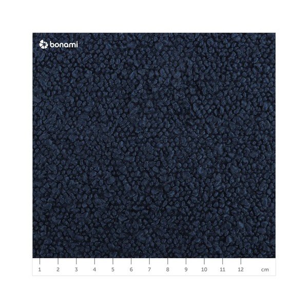 Tumši zils atpūtas krēsls no buklē auduma Poppy – Micadoni -image-4