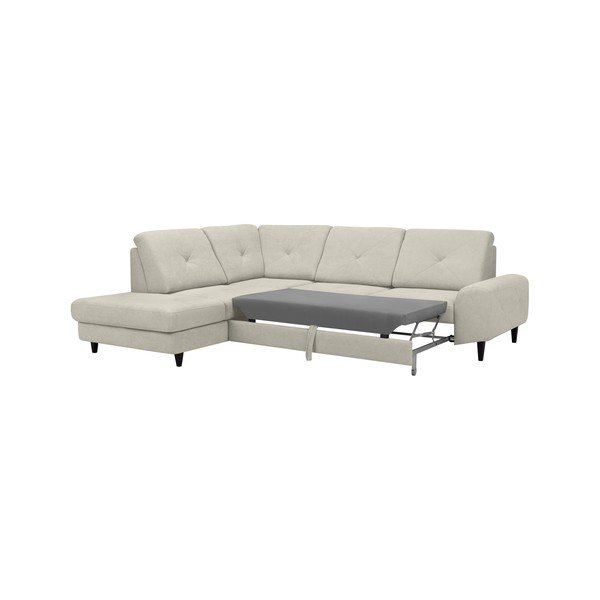 Bēšs stūra dīvāns-guļamā gulta Windsor & Co Dīvāni, kreisais stūris Beta-image-3