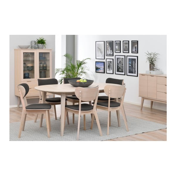 Ovāls izvelkams ēdamgalds no ozolkoka Rowico Filippa, 170 x 105 cm-image-2