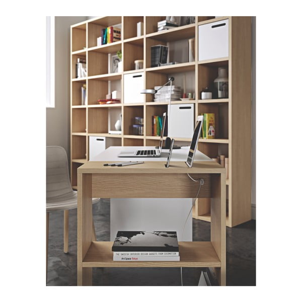 Gaiši brūns grāmatplaukts TemaHome Pombal, augstums 224 cm-image-2