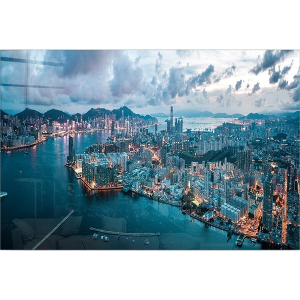 Stikla glezna 70x50 cm Hongkong – Wallity