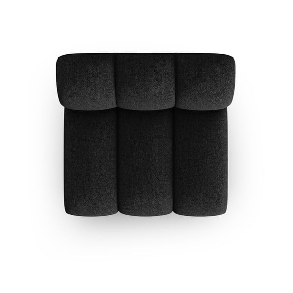 Melns/antracīta pelēks modulārais dīvāns (vidējā moduļa) Lupine – Micadoni Home-image-2