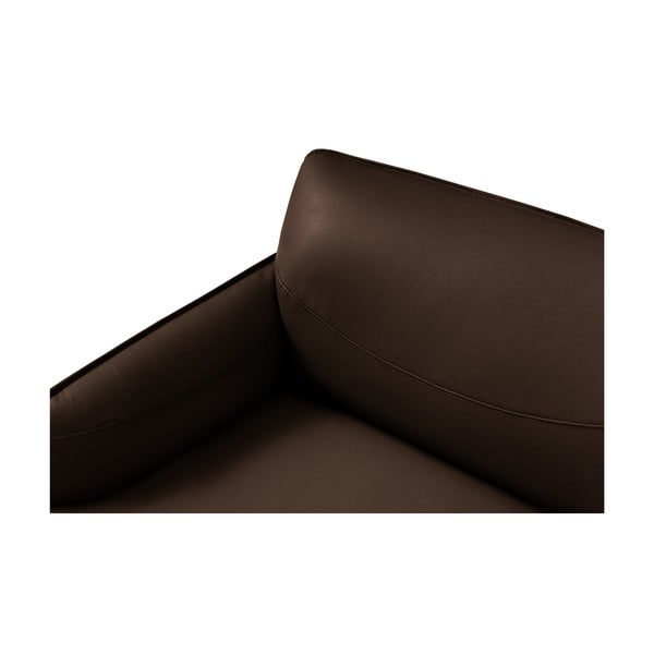 Brūns ādas atpūtas krēsls Windsor & Co Sofas Neso-image-4