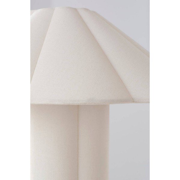 Krēmkrāsas lina galda lampa (augstums 38 cm) Gerd – Jotex-image-3