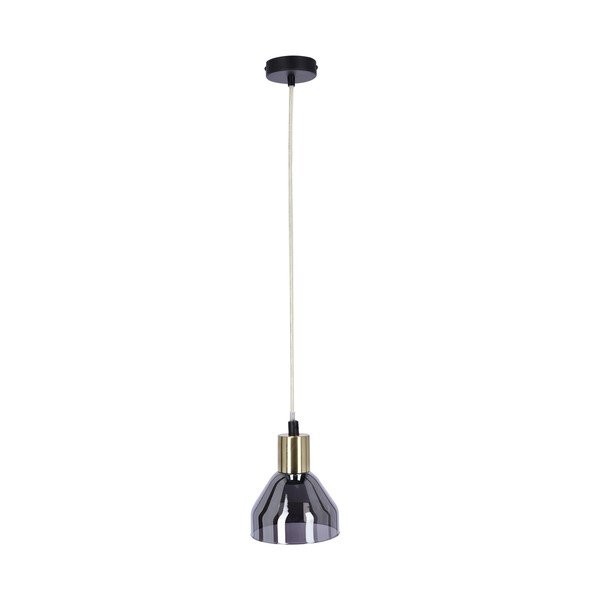 Gaiši violeta/zelta krāsas piekaramā lampa ar stikla abažūru Gregory – Candellux Lighting-image-2