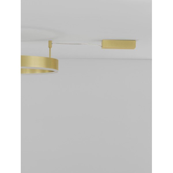 Misiņa krāsas alumīnija LED griestu lampa ar regulējamu spilgtumu Motif – Nova Luce-image-3