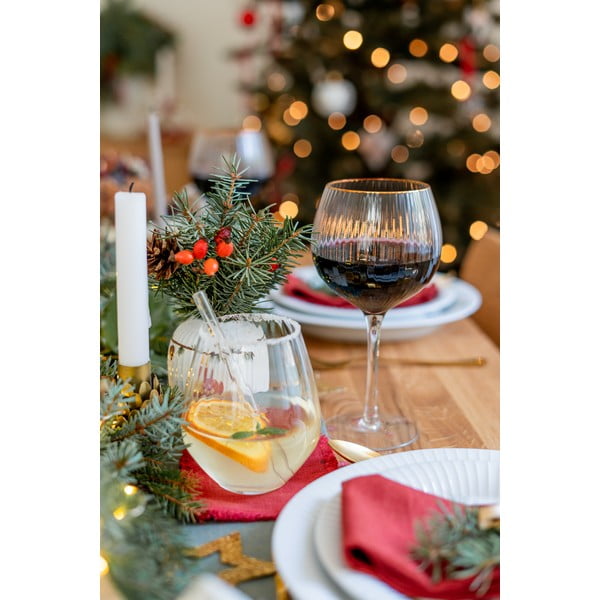 Sarkani paliktņi (4 gab.) – Linen Tales-image-3