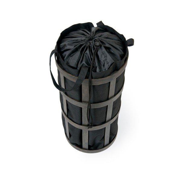 Melns veļas grozs ar melnu veļas maisu Wireworks Cage-image-1