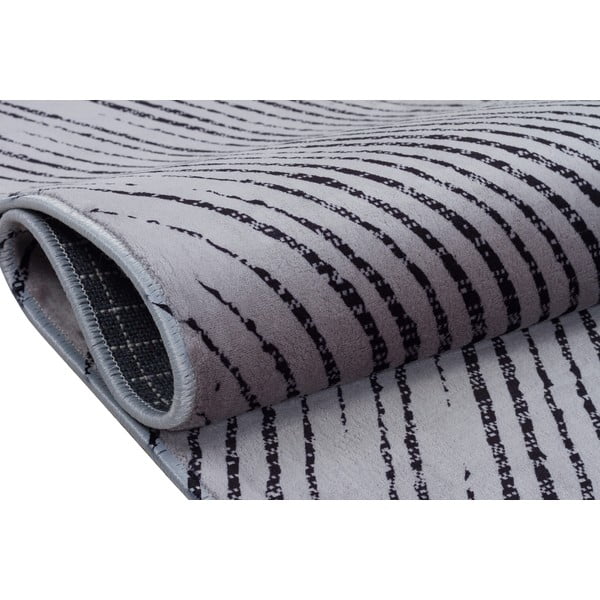 Pelēks mazgājams paklājs 300x100 cm – Vitaus-image-3