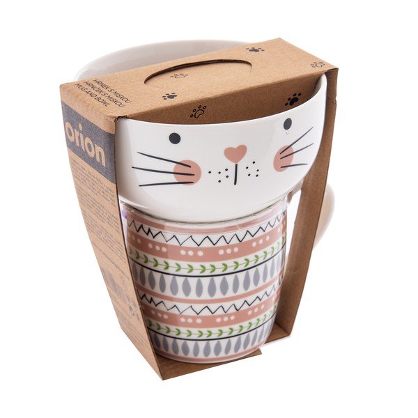 Porcelāna krūzes un bļodas komplekts (2 gab.) 350 ml – Orion-image-4