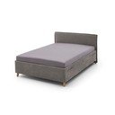 Pelēka polsterēta bērnu gulta bez režģa 120x200 cm Fun – Meise Möbel