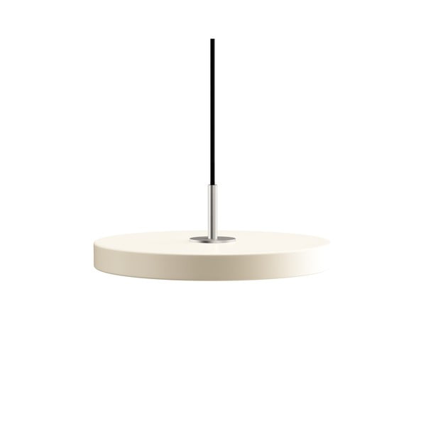 Krēmkrāsas LED piekaramā lampa ar metāla abažūru ø 31 cm Asteria Mini – UMAGE