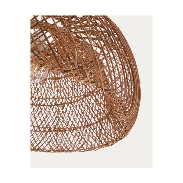 Dabīga toņa rotangpalmas abažūrs ø 60 cm Isora – Kave Home-image-4