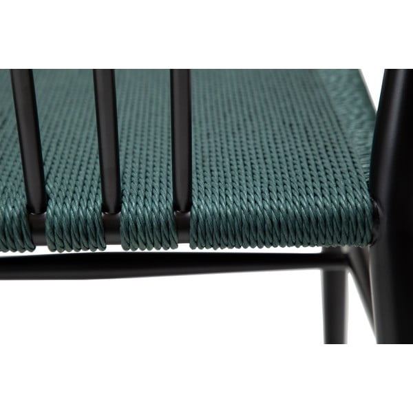 Melns/tirkīzzils pusdienu krēsls Sava – DAN-FORM Denmark-image-1