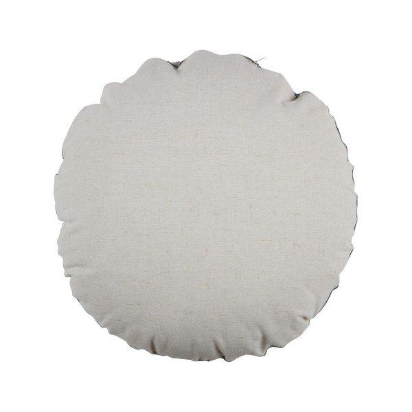 Zils un balts spilvens WOOOD Inez, Ø 45 cm-image-2