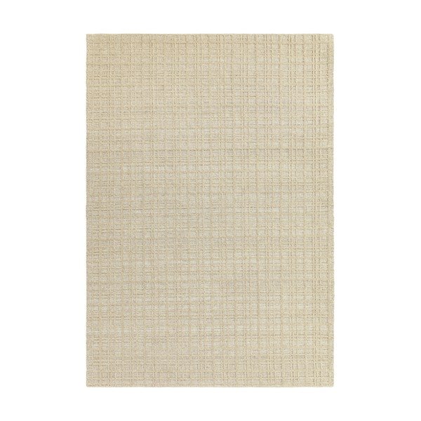 Krēmkrāsas ar rokām darināts paklājs no vilnas maisījuma 200x290 cm Thatch Sand – Asiatic Carpets