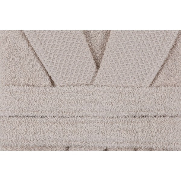 Bēšs kokvilnas halāts M izmēra Cappa – Foutastic-image-3