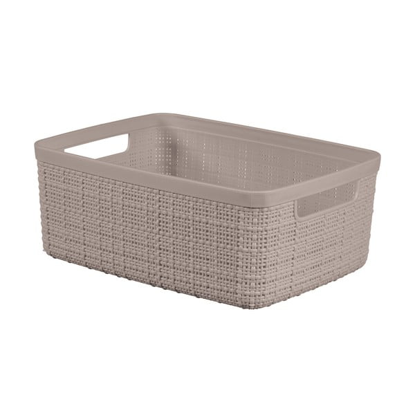 Uzglabāšanas plastmasas uzglabāšanas grozs 27x20x11 cm Jute S – Curver