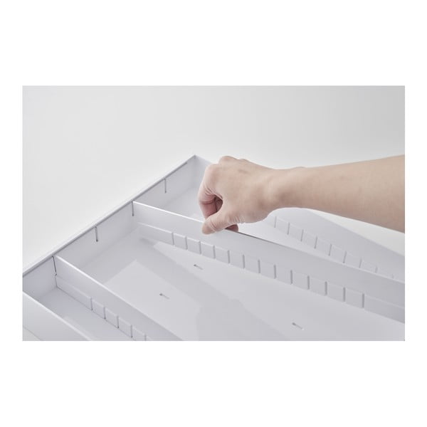 Balts plastmasas organizators atvilktnei 47,5 x 35 cm – YAMAZAKI-image-4