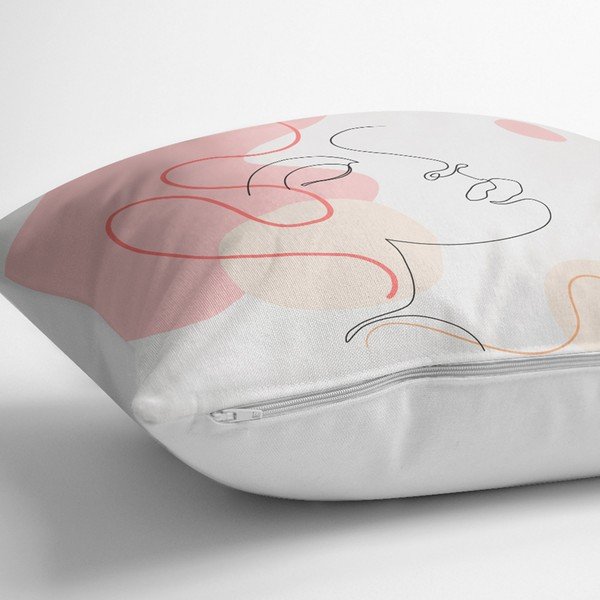 4 dekoratīvo spilvendrānu komplekts Minimalist Cushion Covers Minimalist Woman, 45 x 45 cm-image-1