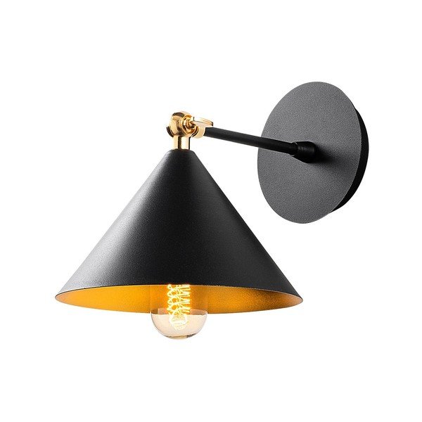 Melna sienas lampa Berceste – Opviq lights-image-2