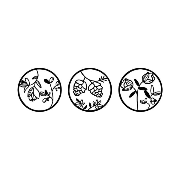 Metāla sienu apdare Floral – Wallity-image-2